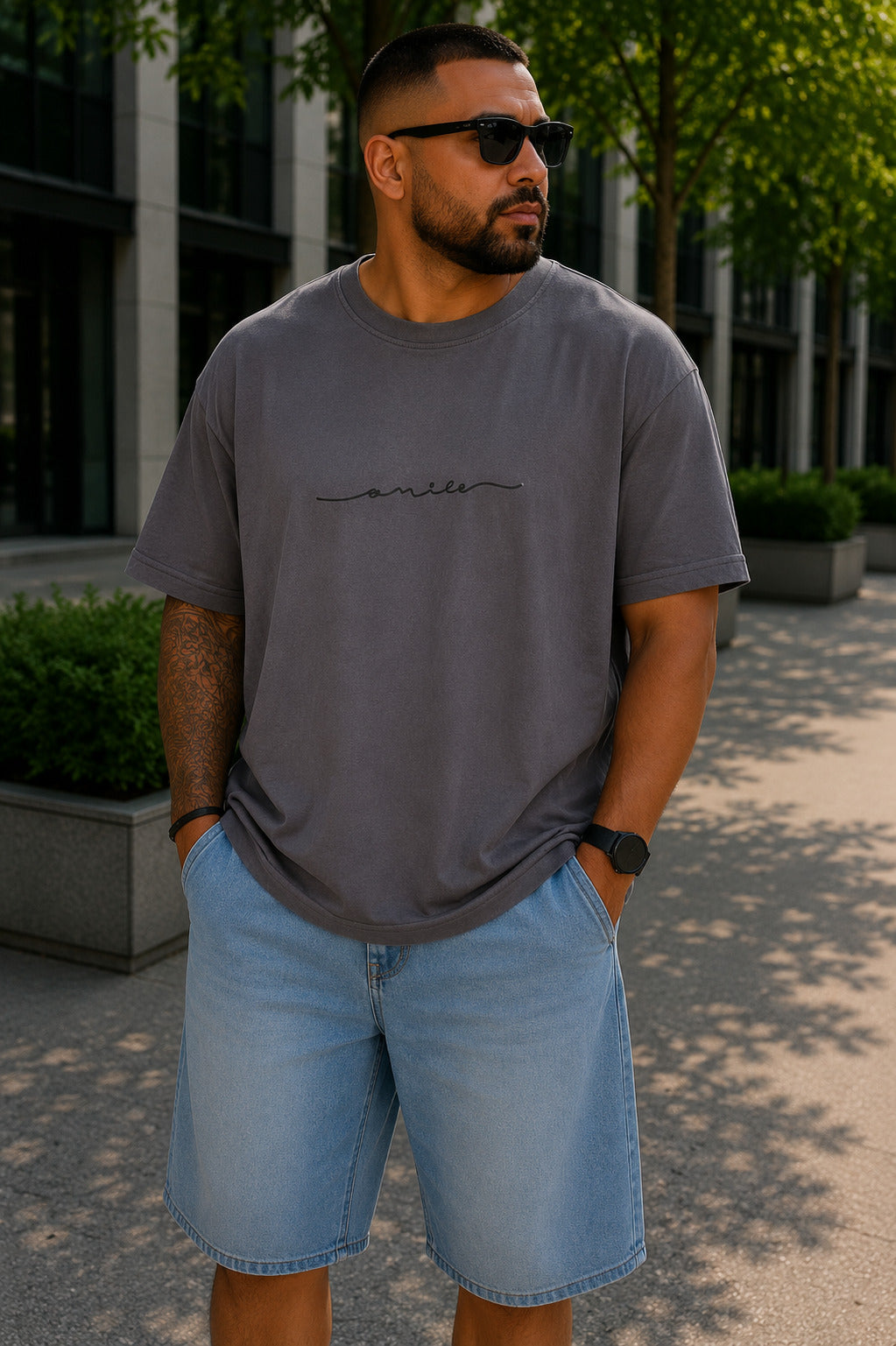Ανδρικό T-shirt Minimal Bigsize MFG