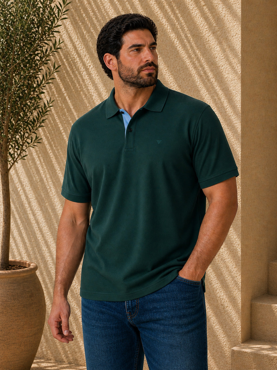 Ανδρικό Polo Simple Bigsize MFG