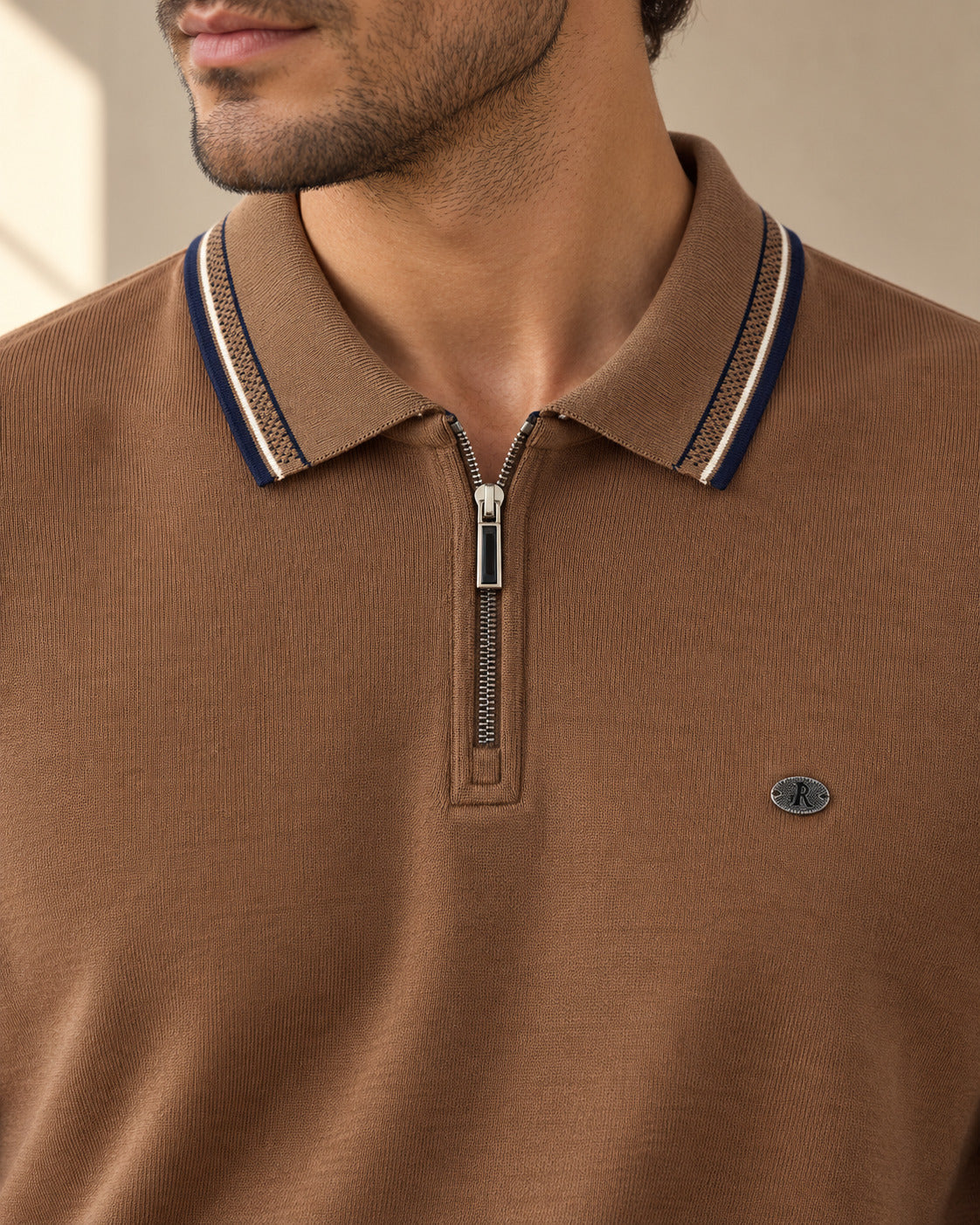 Ανδρική Μπλούζα Polo Zip MFG