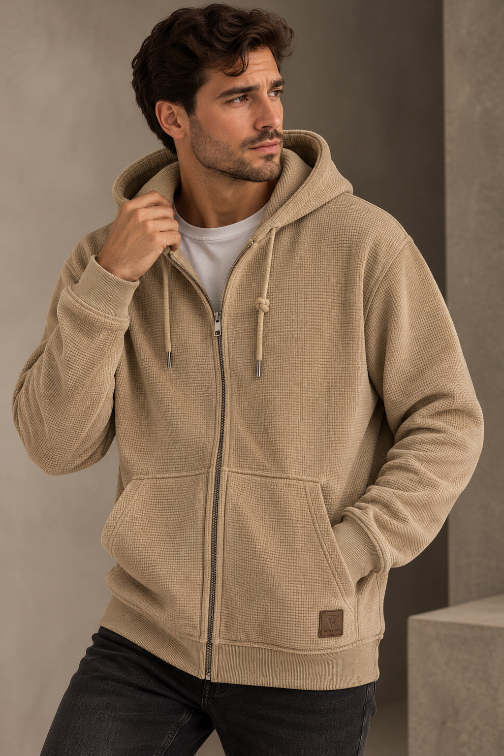Ανδρική Ζακέτα με fleece Επενδύση MFG