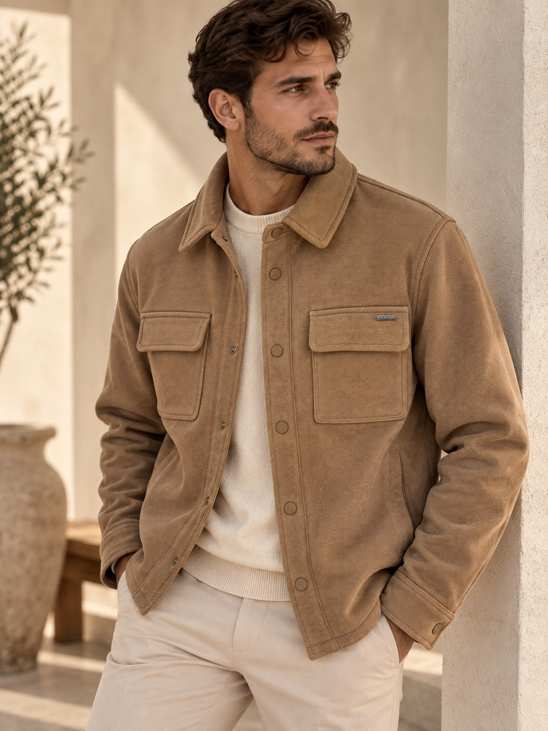 Ανδρικό Textured Overshirt MFG