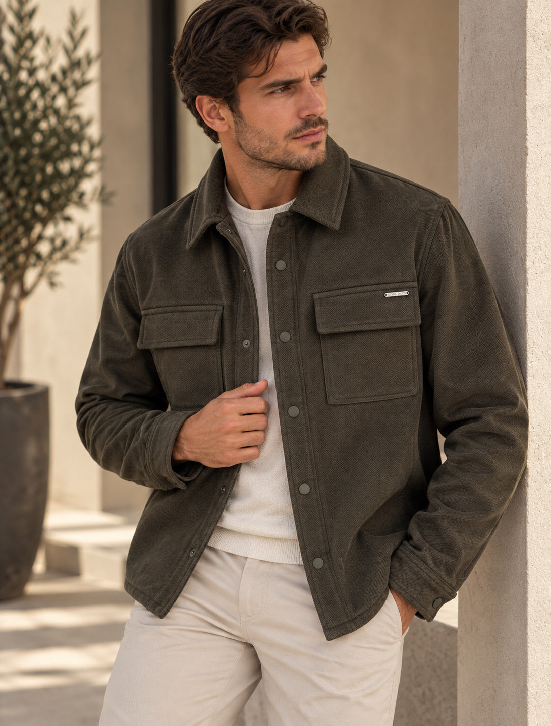Ανδρικό Textured Overshirt MFG