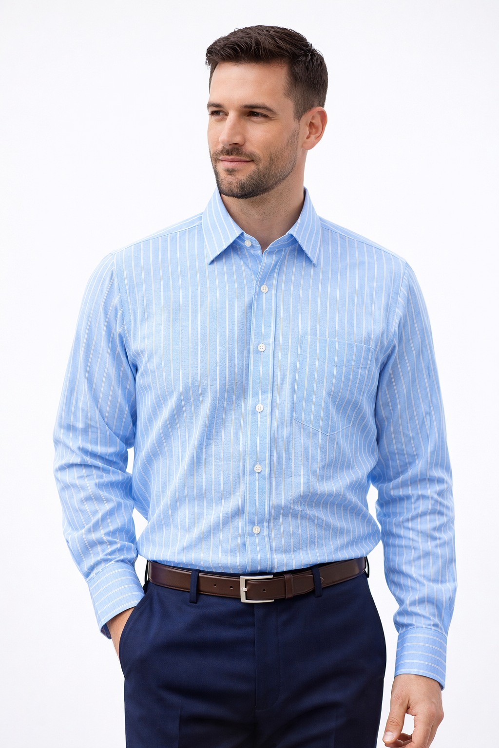 Ανδρικό Πουκάμισο Cotton Stripe MFG