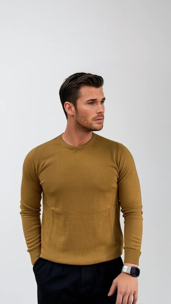 Ανδρική Πλεκτή Μπλούζα Simple MFG