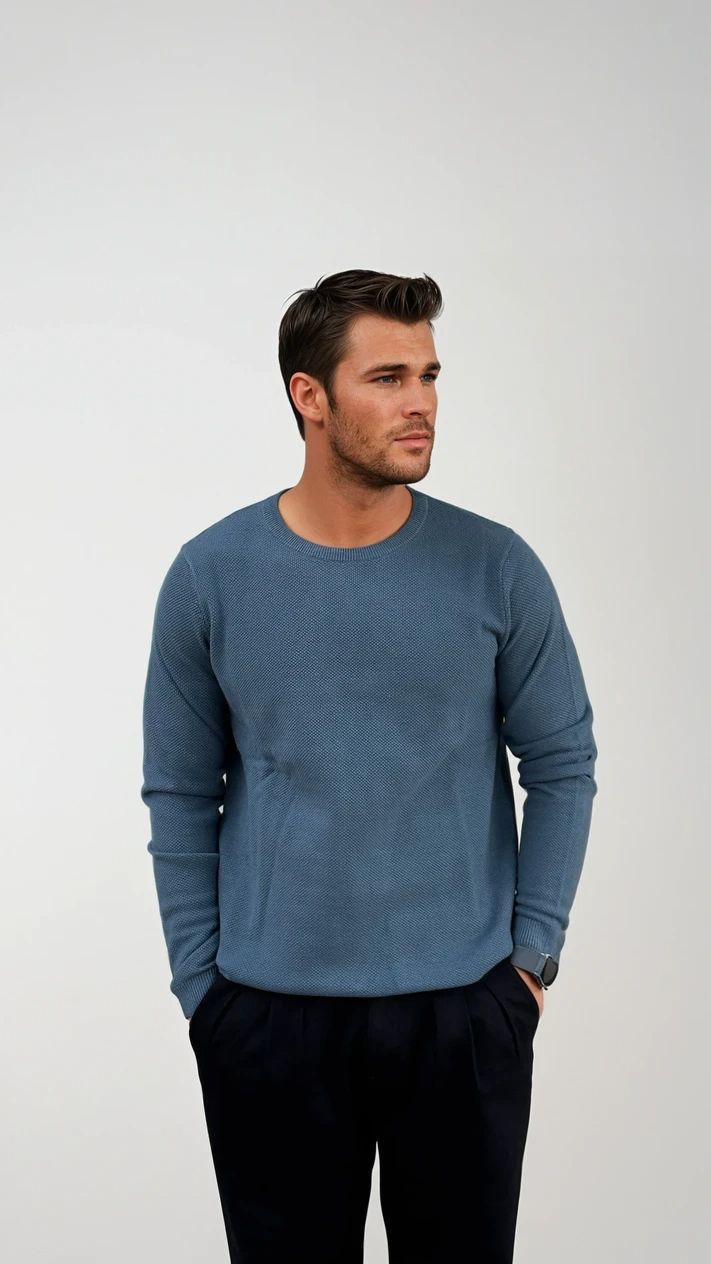 Ανδρική Πλεκτή Μπλούζα Premium MFG