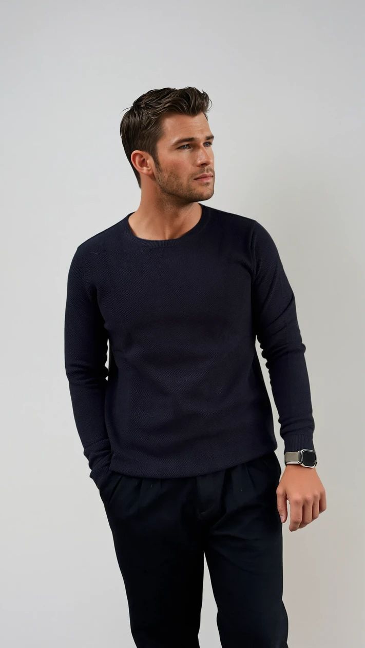 Ανδρική Πλεκτή Μπλούζα Premium MFG