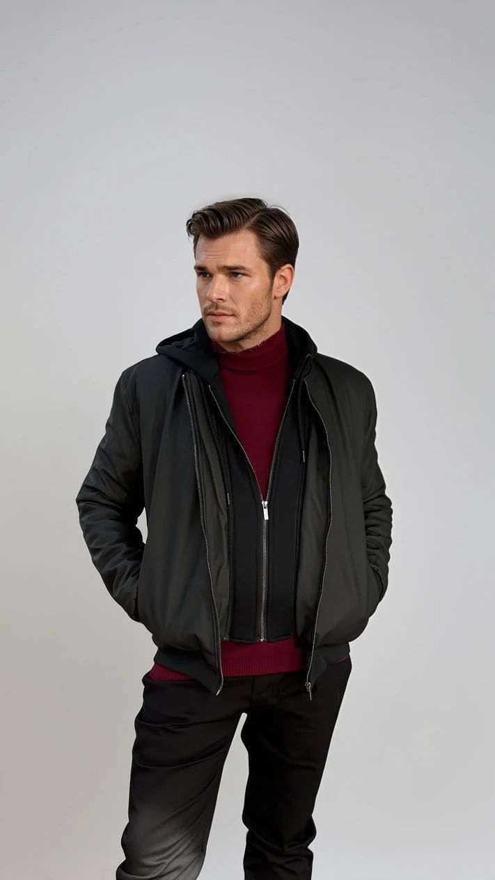 Ανδρικό Δερμάτινο Jacket MFG