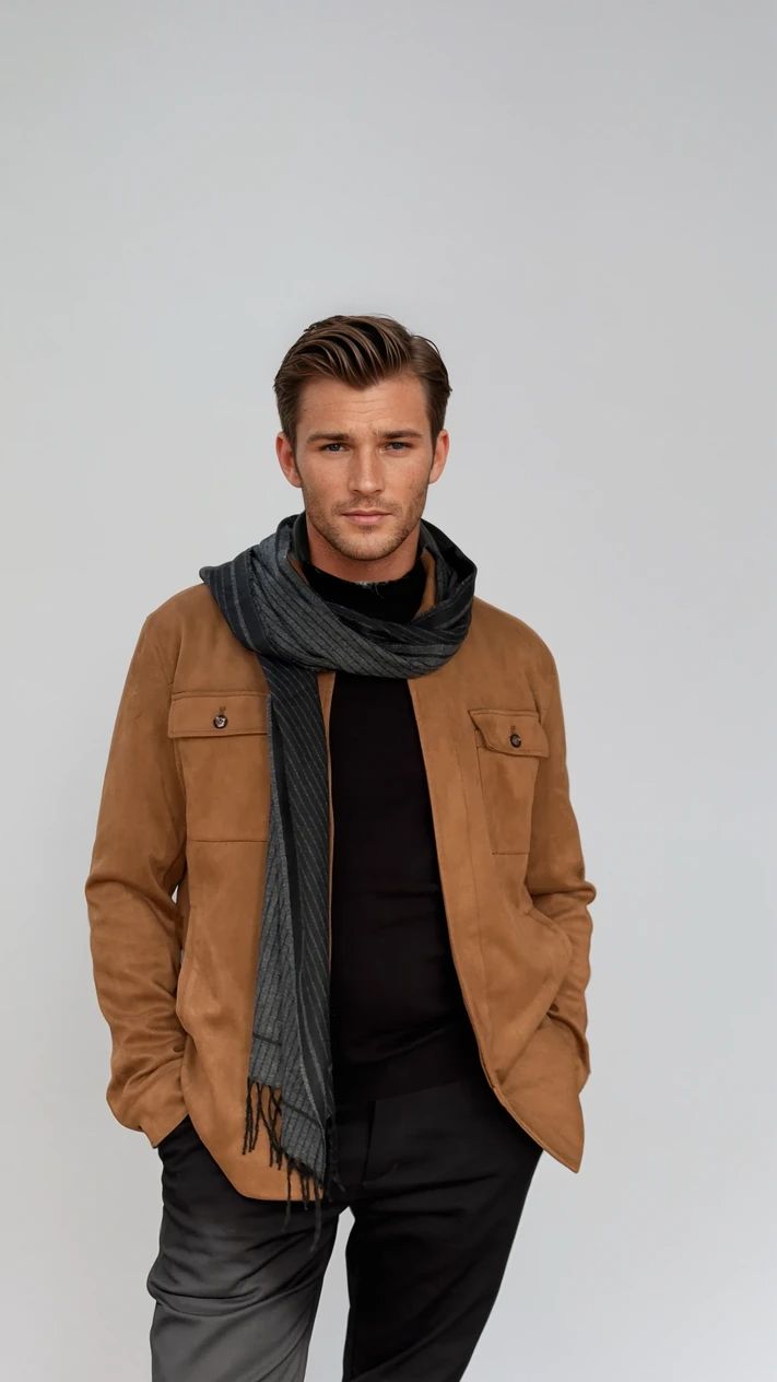 Ανδρικό Σακάκι Suede MFG