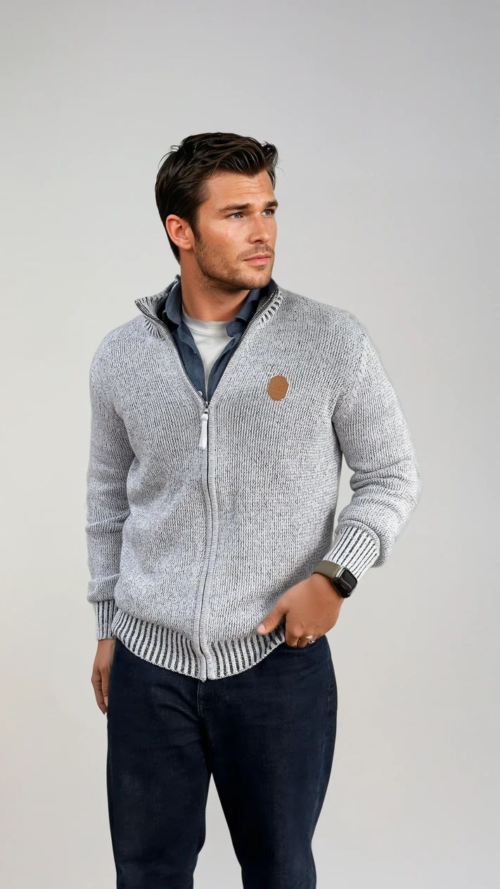 Ανδρική ζακέτα Melange MFG