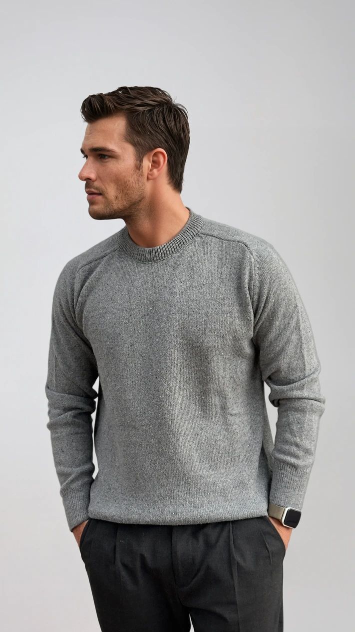 Ανδρική Πλεκτή Μπλούζα Simple MFG