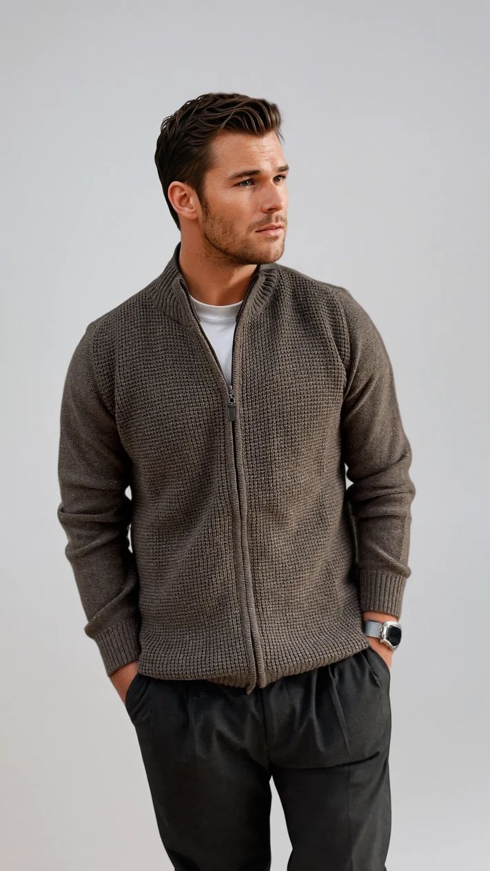 Ανδρική ζακέτα Μάλλινη MFG