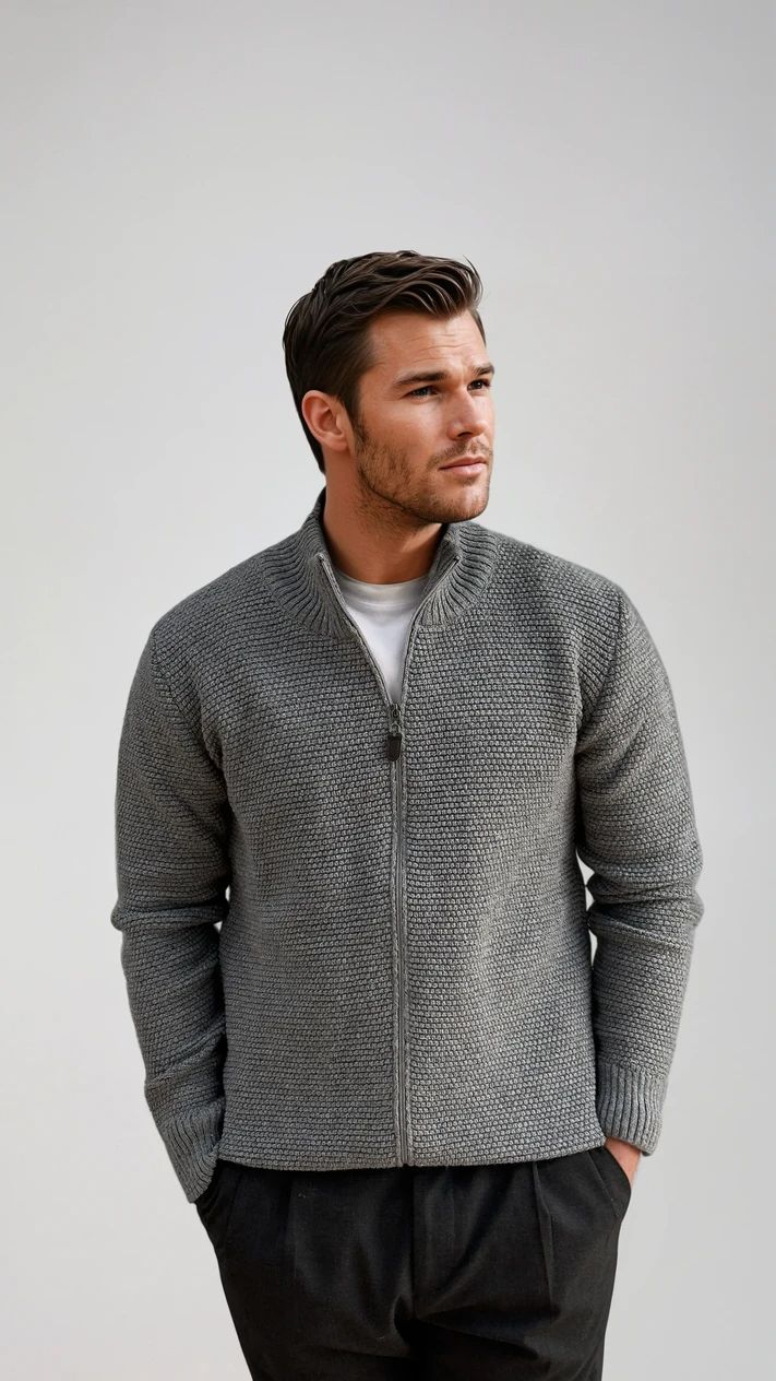 Ανδρική ζακέτα Μάλλινη MFG