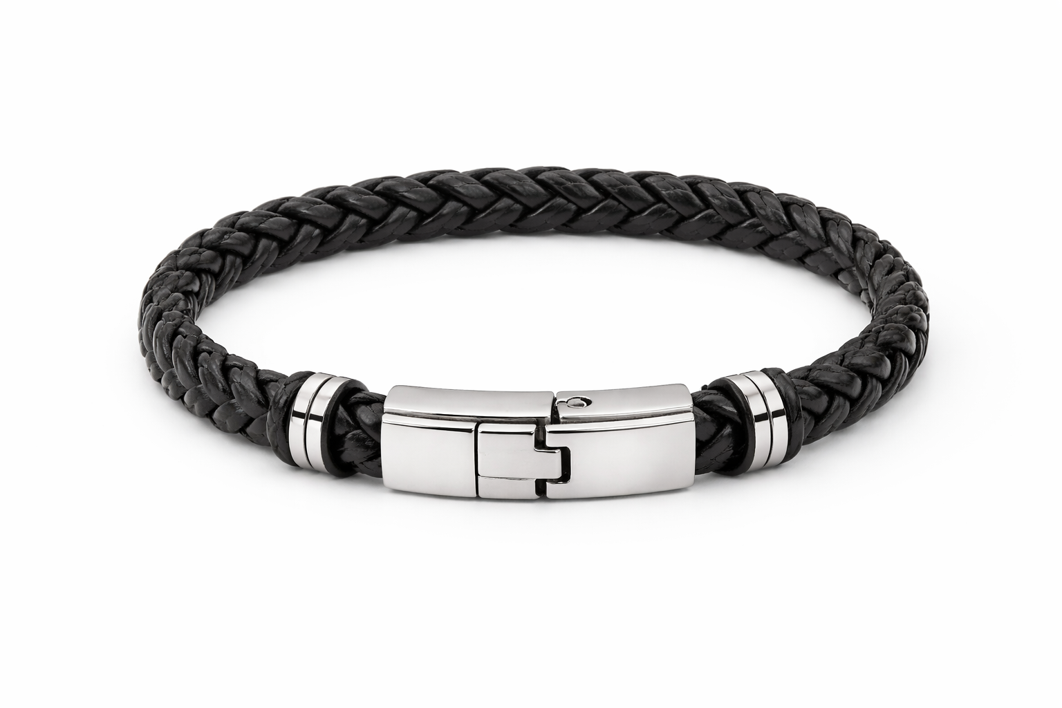 Ανδρικό Βραχιόλι Δερμάτινο Metalic MFG