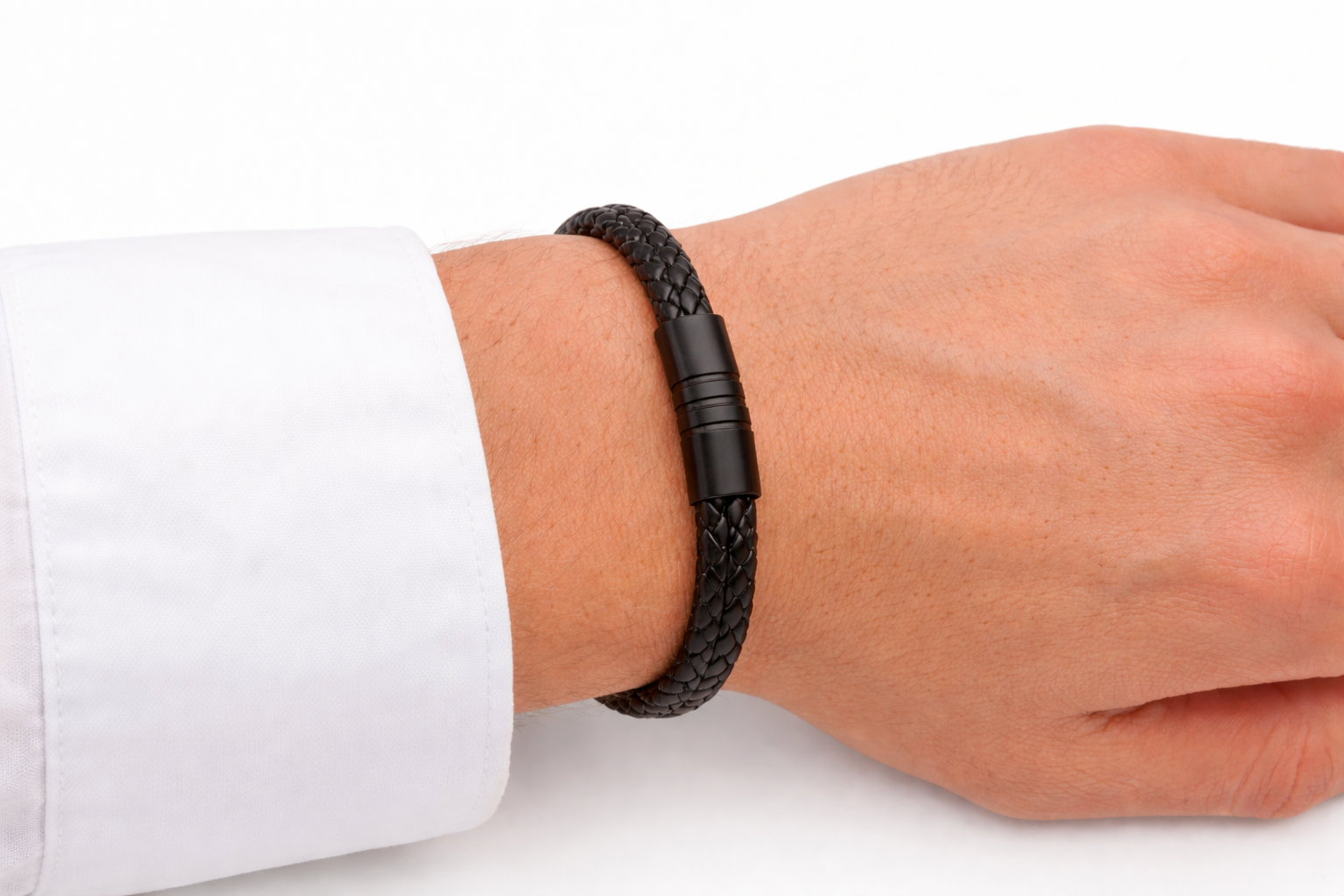 Ανδρικό Βραχιόλι Δερμάτινο Crok MFG