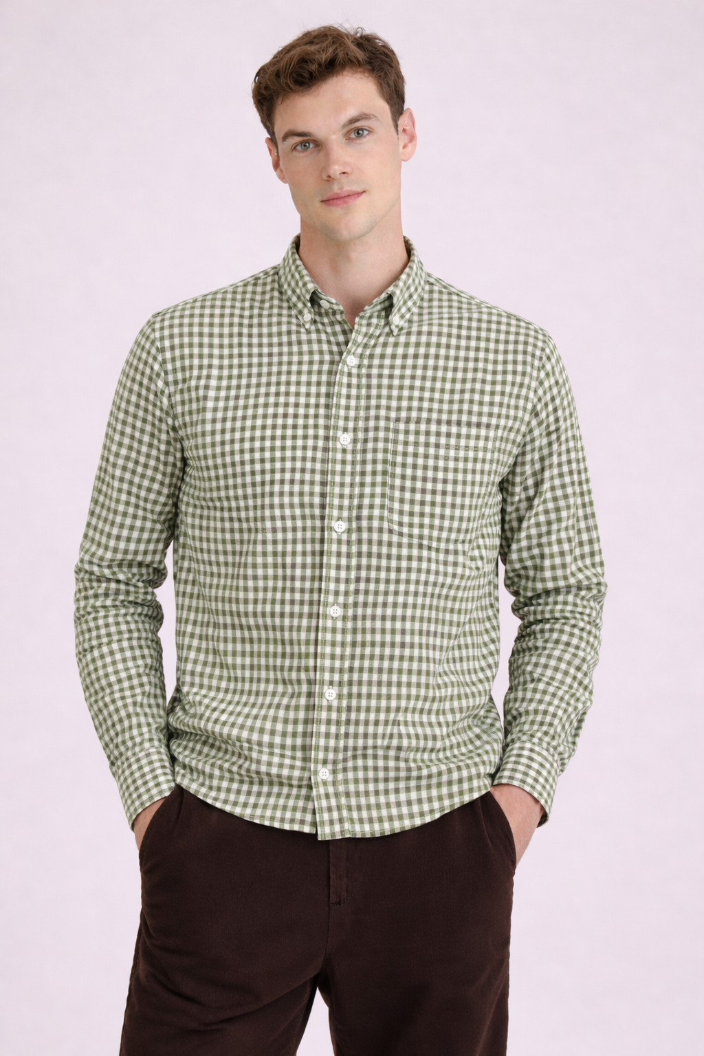 Ανδρικό Πουκάμισο Καρό Simple MFG