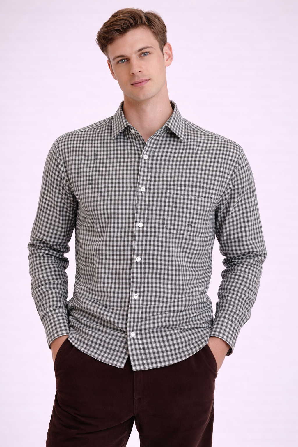 Ανδρικό Πουκάμισο Καρό Pattern MFG