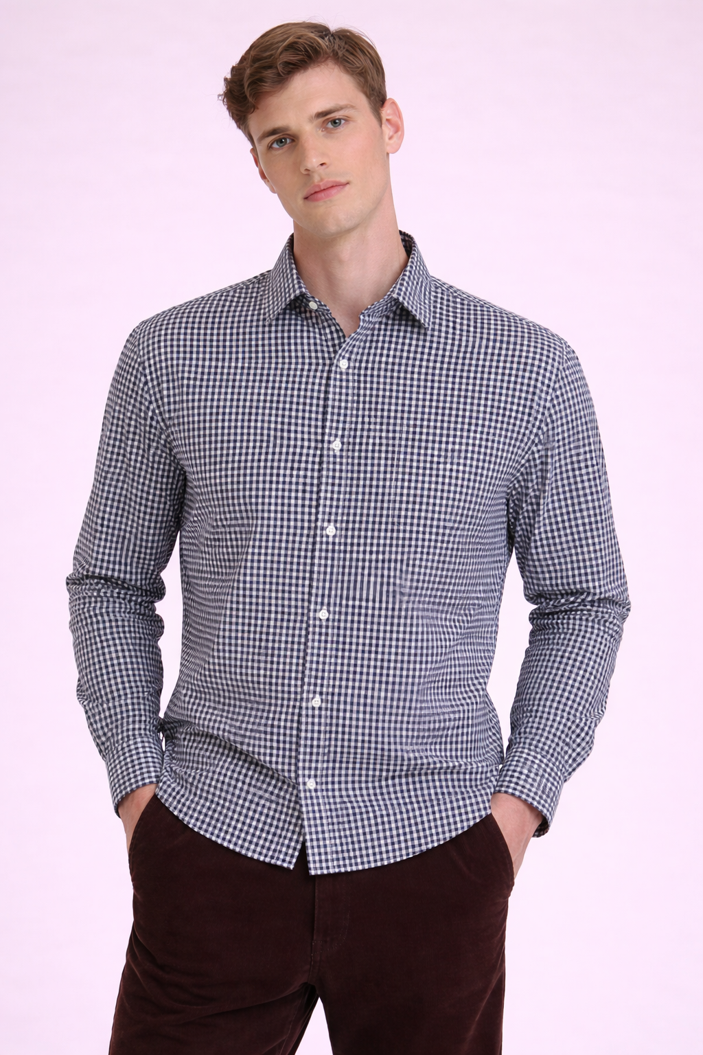 Ανδρικό Πουκάμισο Καρό Pattern MFG