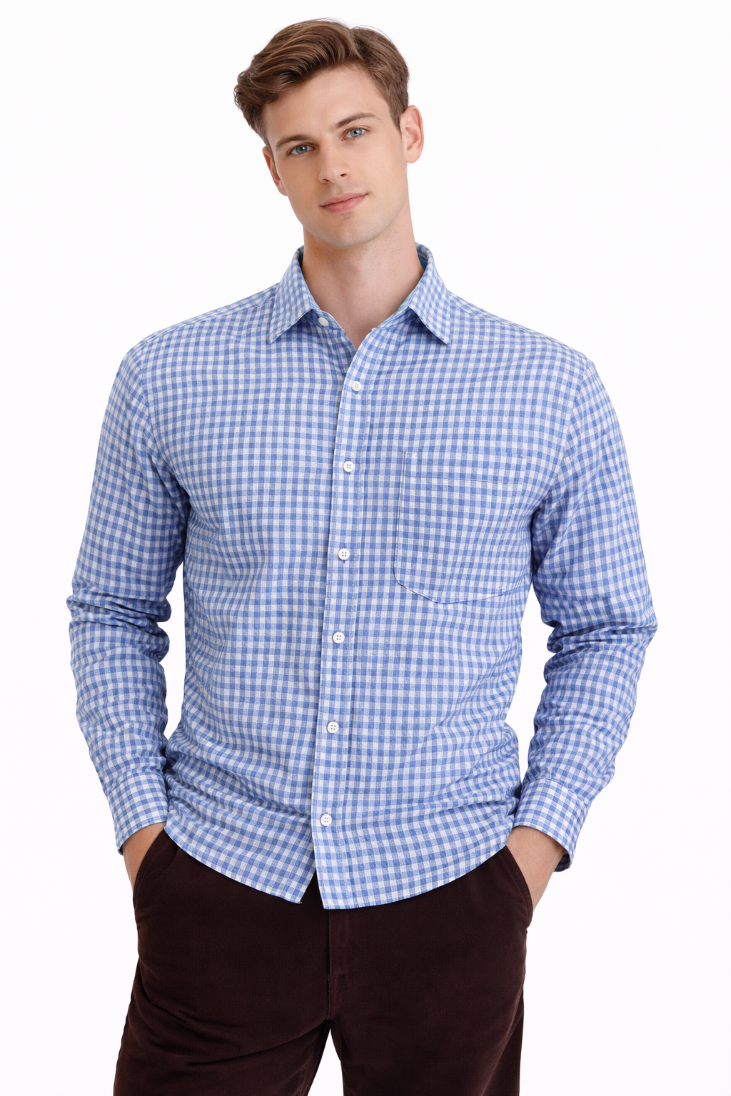 Ανδρικό Πουκάμισο Καρό Pattern MFG