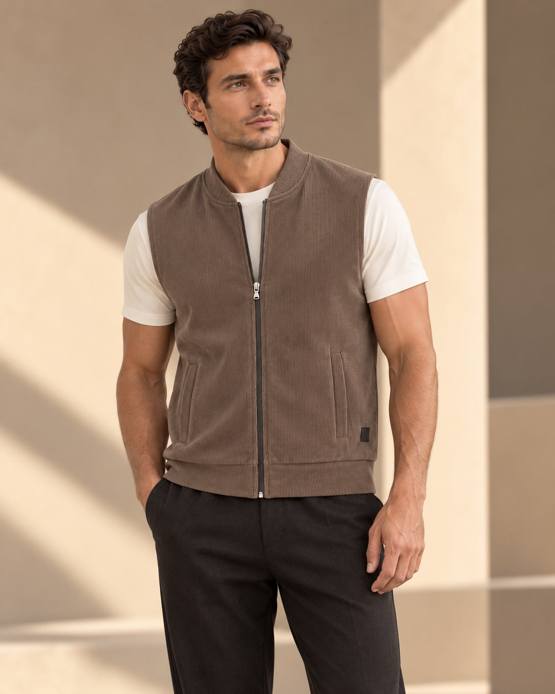 Ανδρικό Αμάνικο Μπουφάν Cottle Elegant MFG
