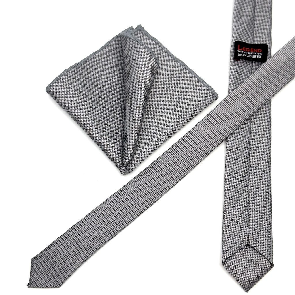 Ανδρική γραβάτα Oxford Grey Legend