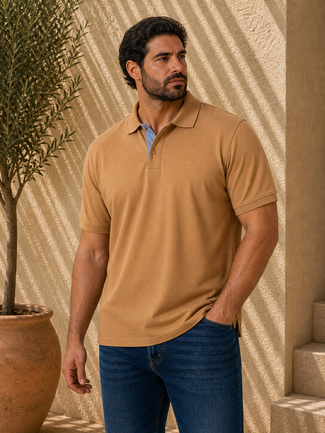 Ανδρικό Polo Simple Bigsize MFG