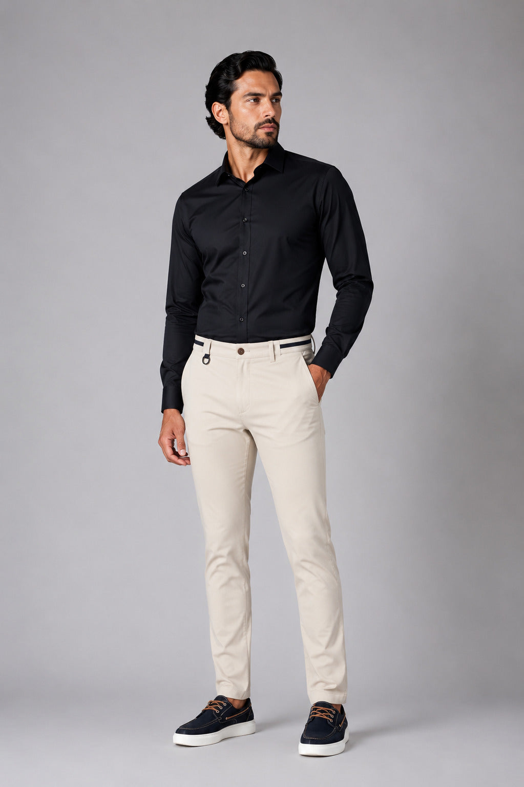 Ανδρικό Παντελόνι Chino πικέ MFG
