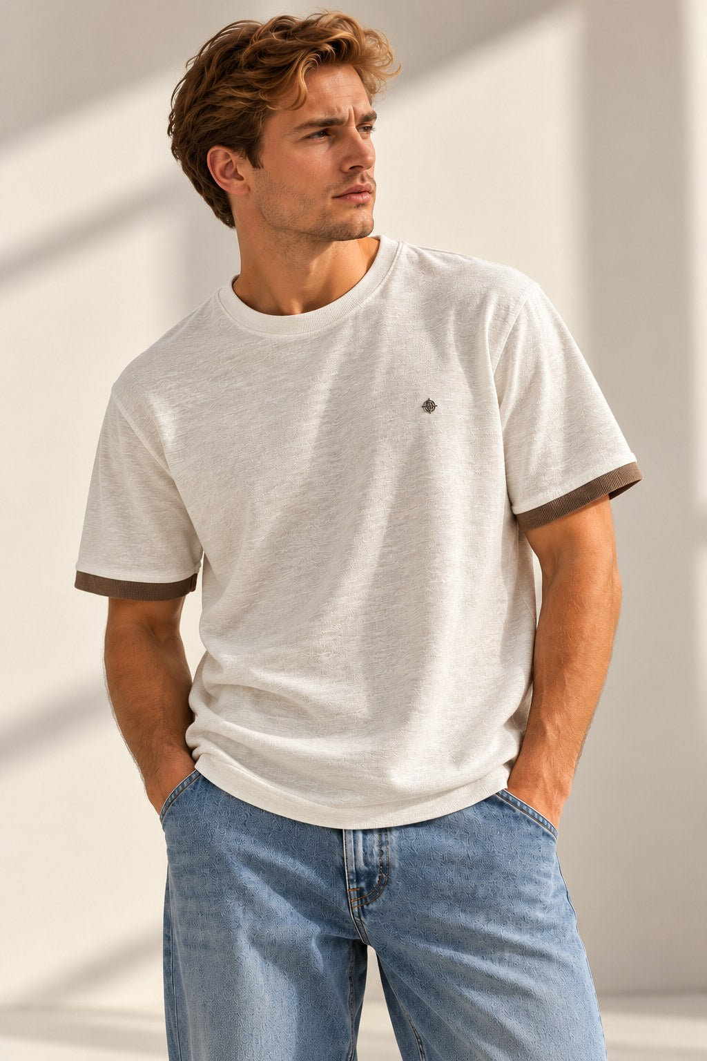 Ανδρικό T-shirt Linen MFG