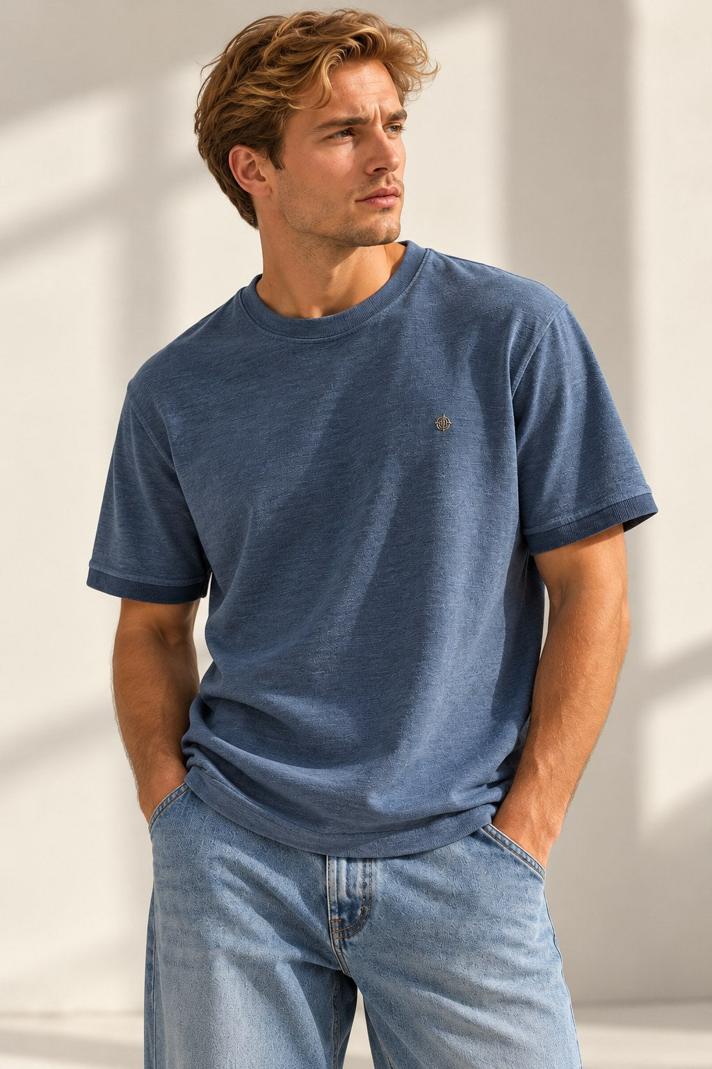 Ανδρικό T-shirt Linen MFG