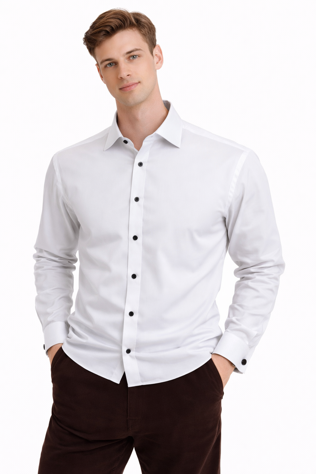 Ανδρικό Πουκάμισο Με Μανικετόκουμπο MFG