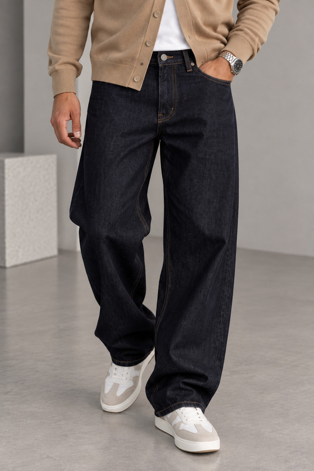 Ανδρικό Jean Baggy Dark Denim MFG