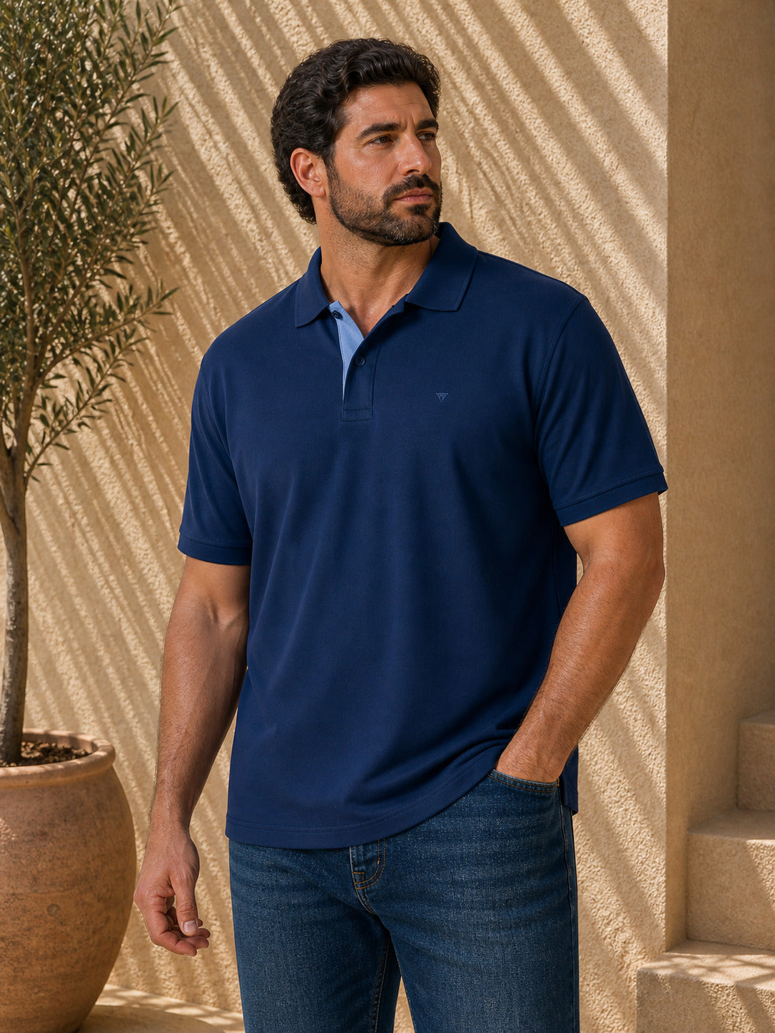 Ανδρικό Polo Simple Bigsize MFG