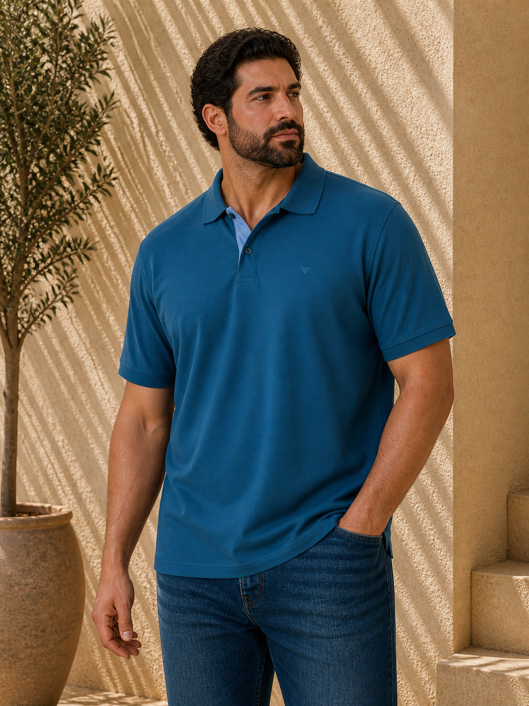 Ανδρικό Polo Simple Bigsize MFG