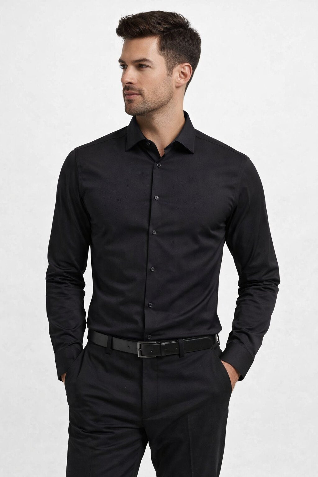 Ανδρικό Πουκάμισο Slim fit Simple MFG