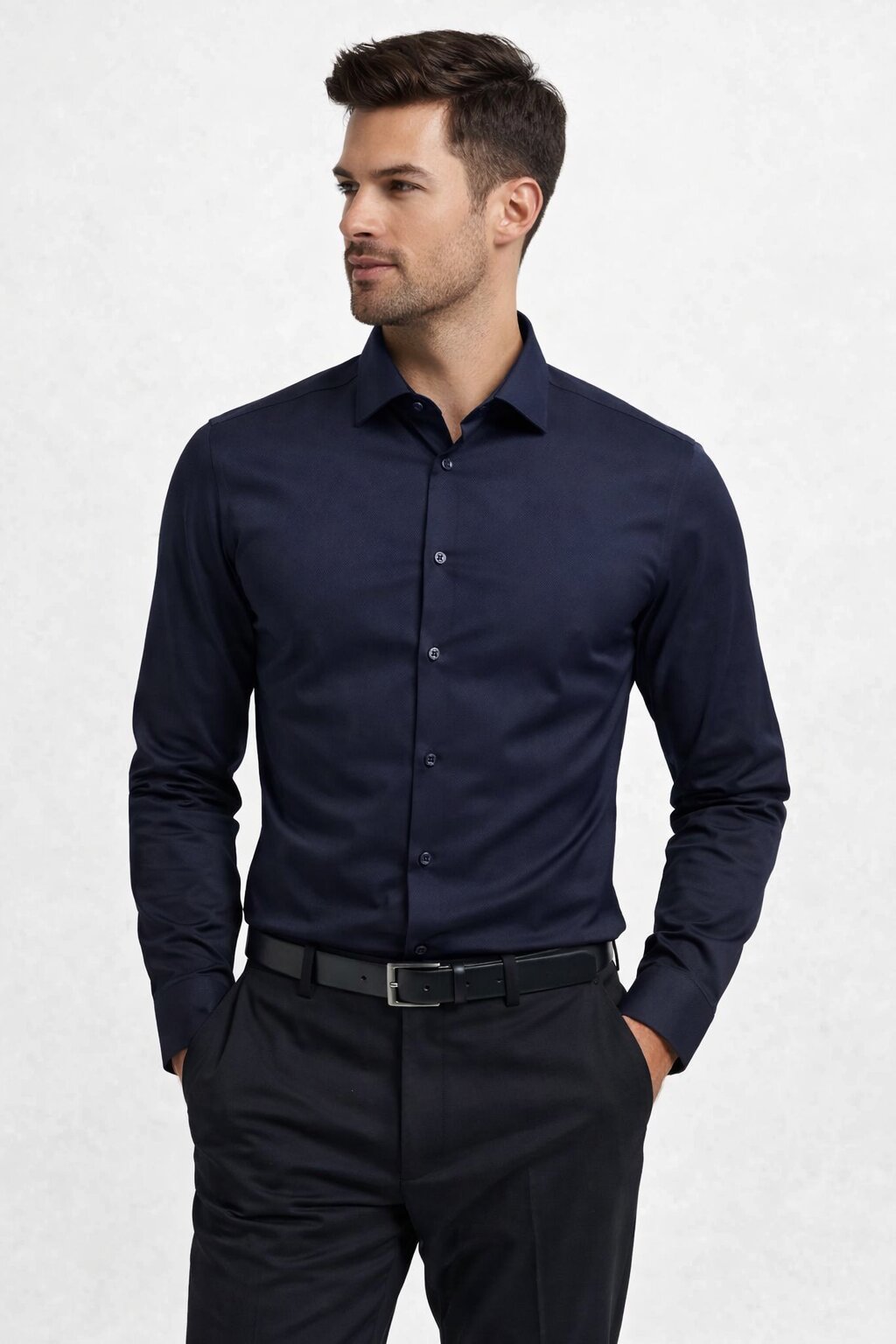 Ανδρικό Πουκάμισο Slim fit Simple MFG
