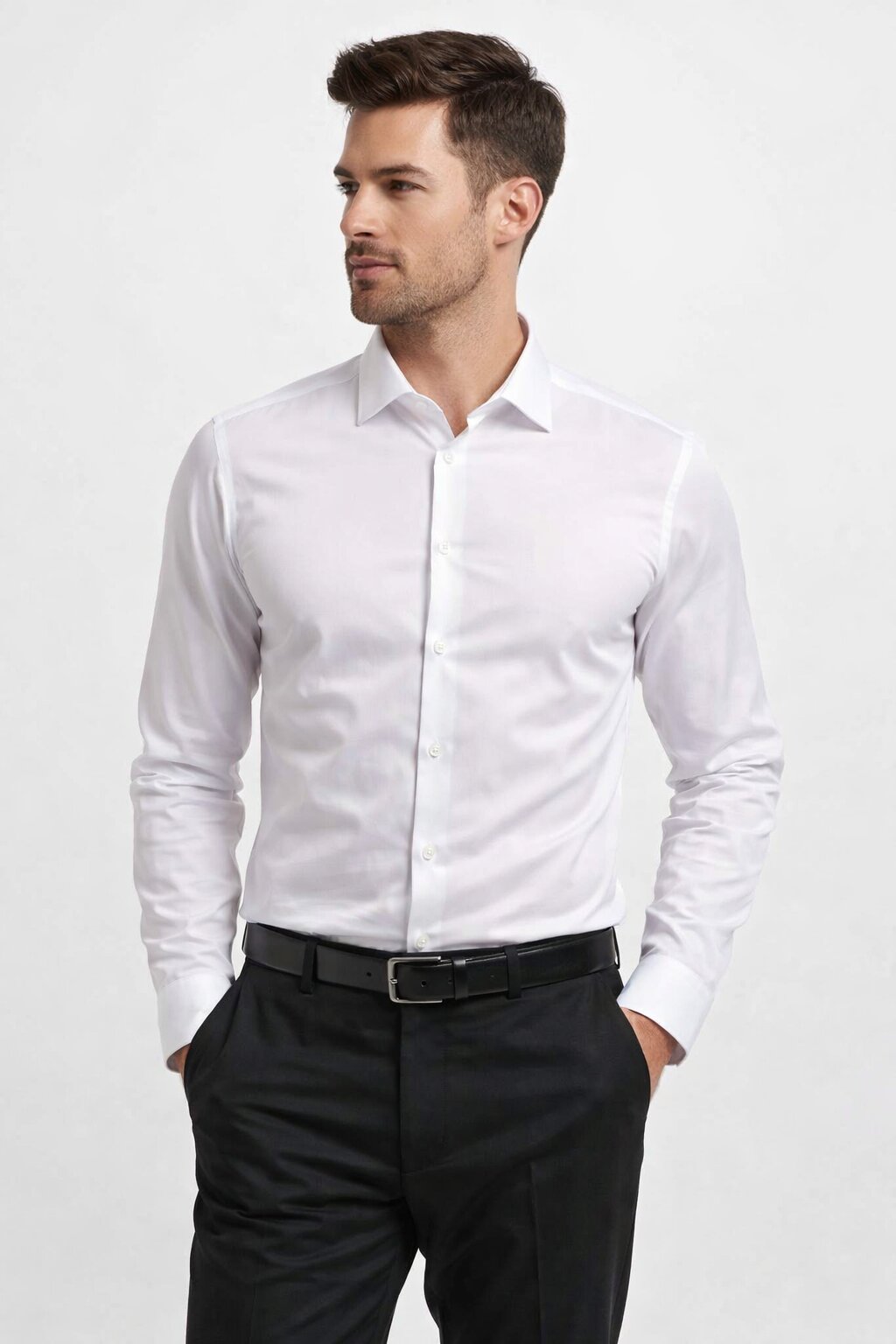 Ανδρικό Πουκάμισο Slim fit Simple MFG