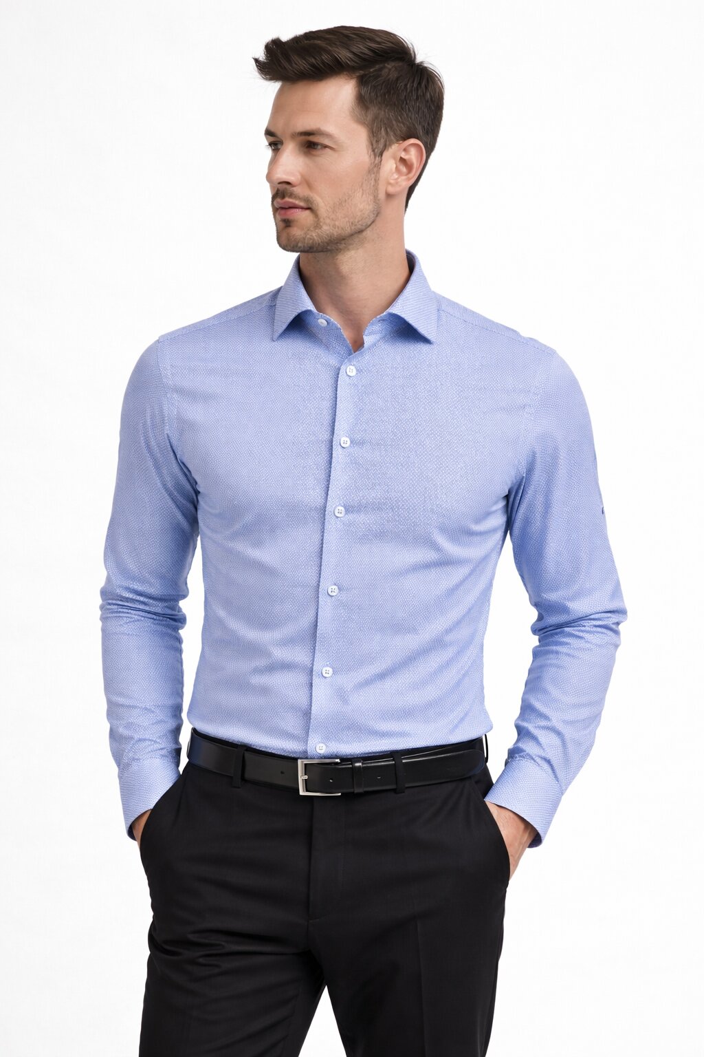 Ανδρικό Πουκάμισο Slim fit Motivo MFG