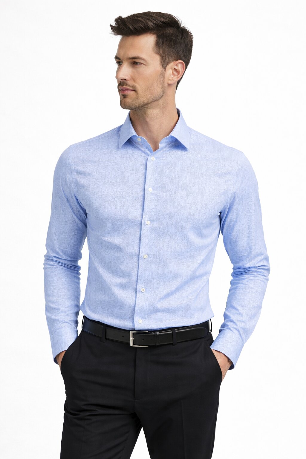 Ανδρικό Πουκάμισο Slim fit Motivo MFG
