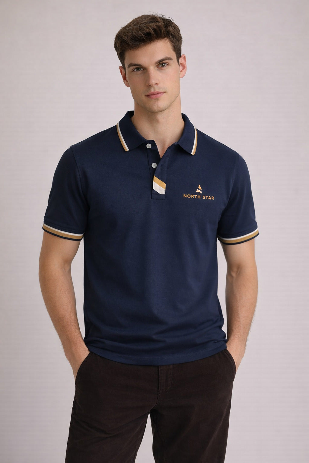 Ανδρικό Polo Patilet Marine MFG