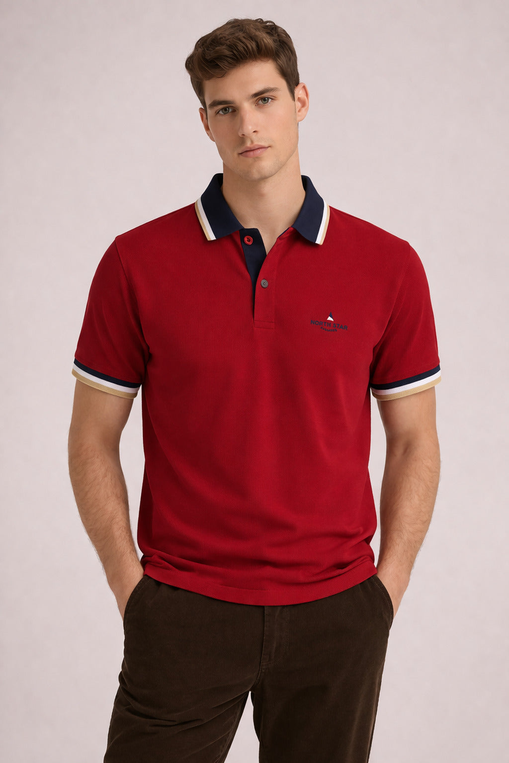 Ανδρικό Polo Patilet Marine MFG