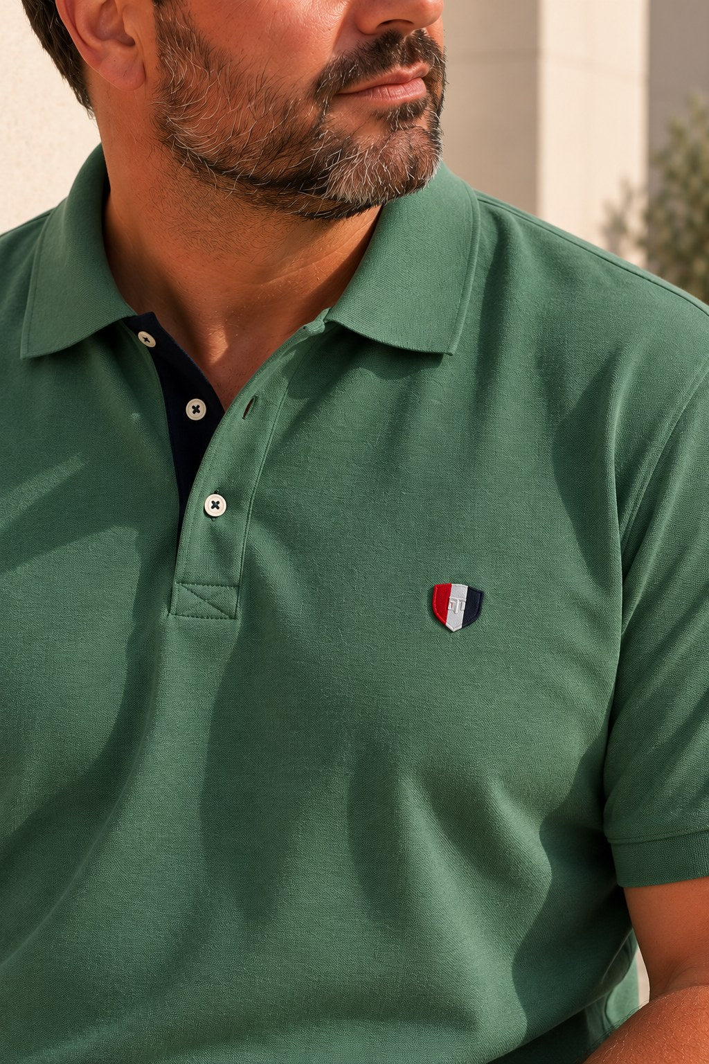 Ανδρικό Polo Μπλουζάκι 3 Color Bigsize MFG