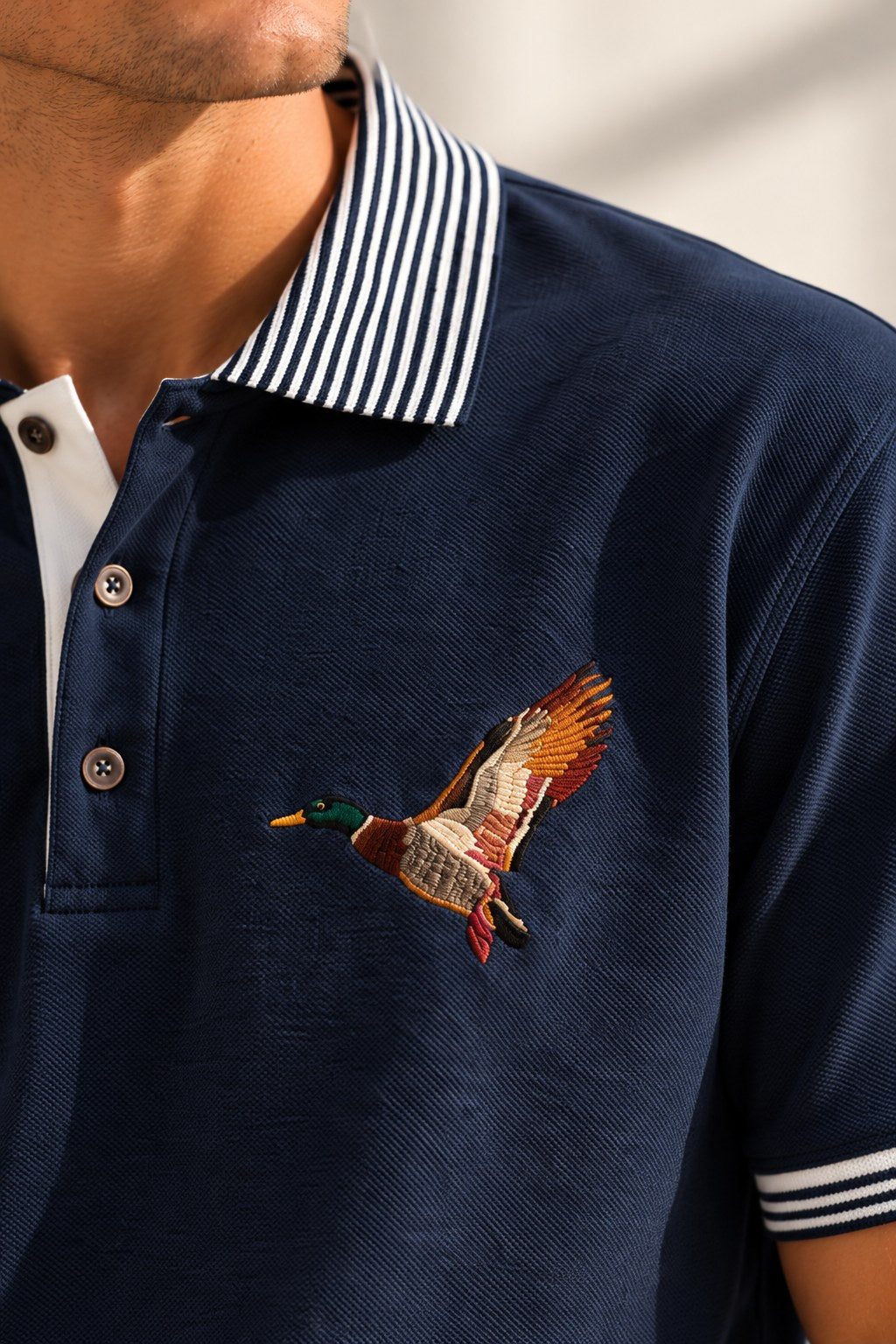 Ανδρικό Polo Μπλουζάκι Goose MFG
