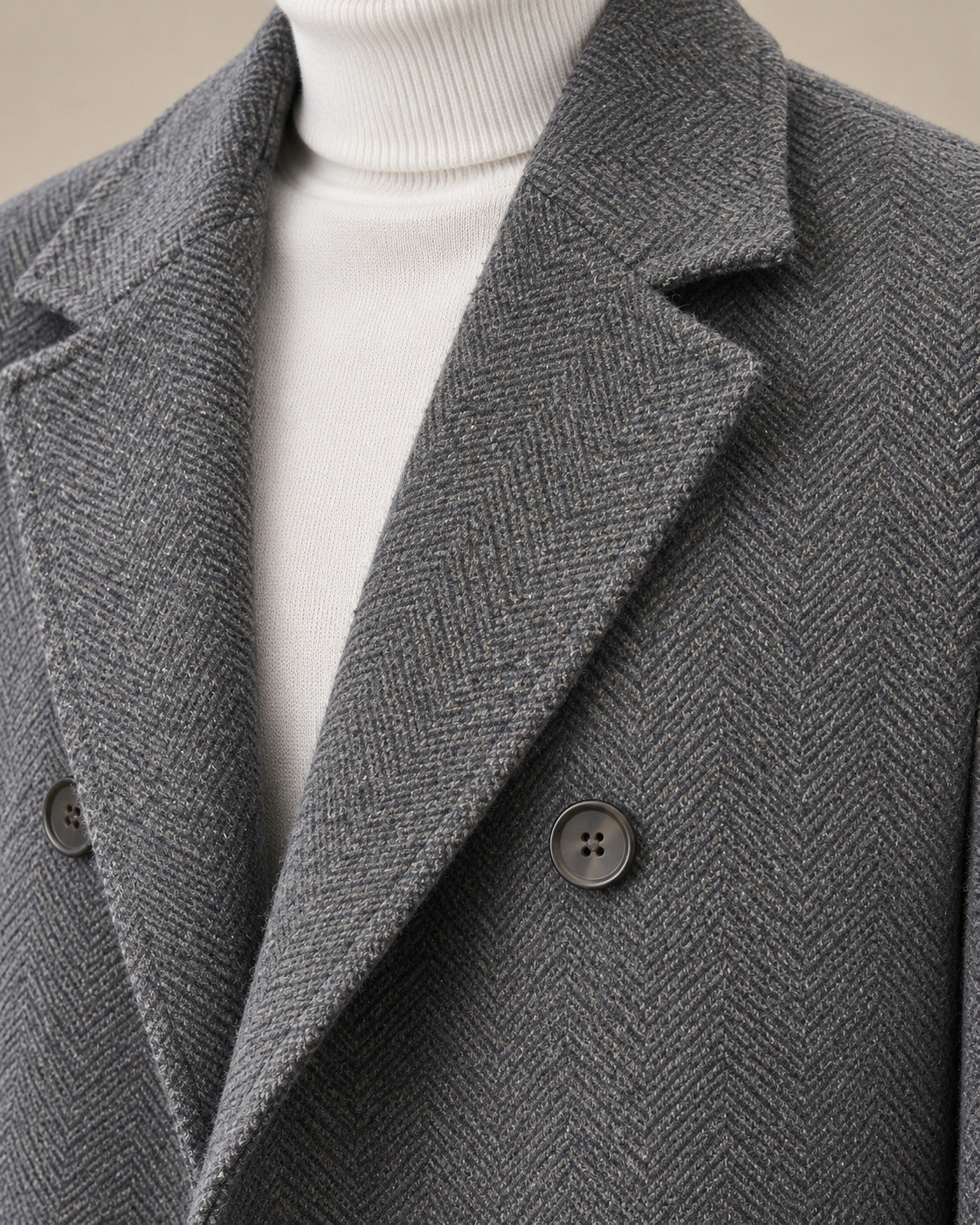 Ανδρικό Παλτό Bone Wool MFG