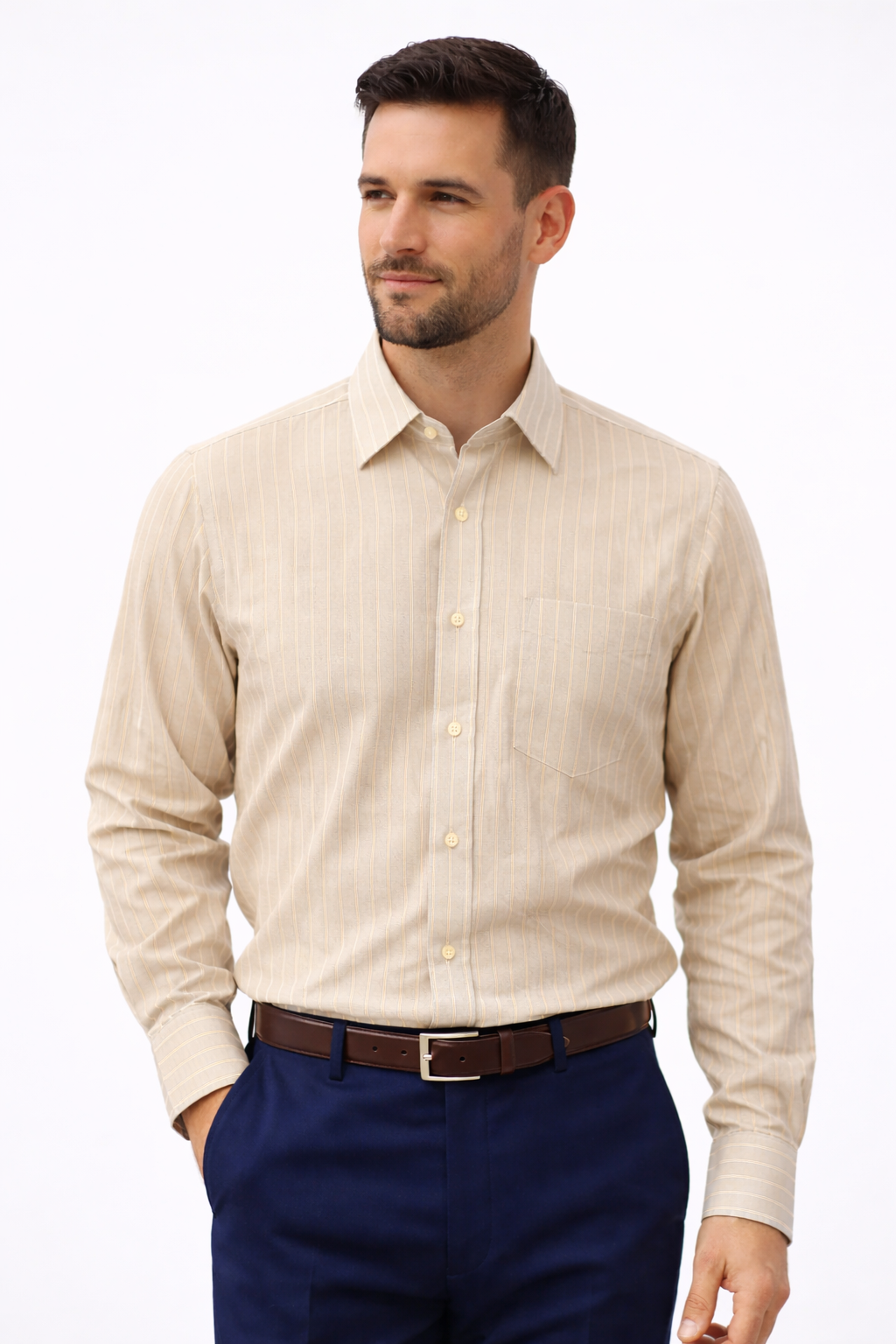 Ανδρικό Πουκάμισο Cotton Stripe MFG