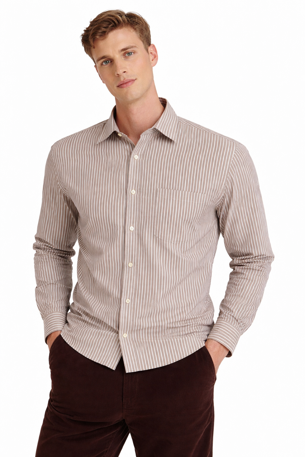 Ανδρικό Πουκάμισο Ριγέ Pattern MFG