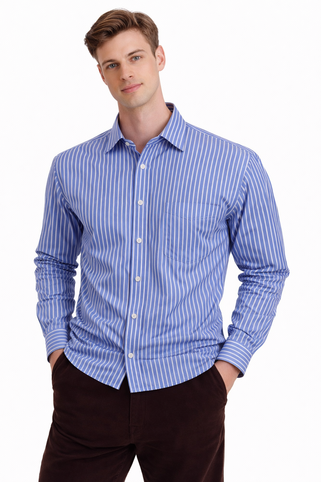 Ανδρικό Πουκάμισο Ριγέ Pattern MFG