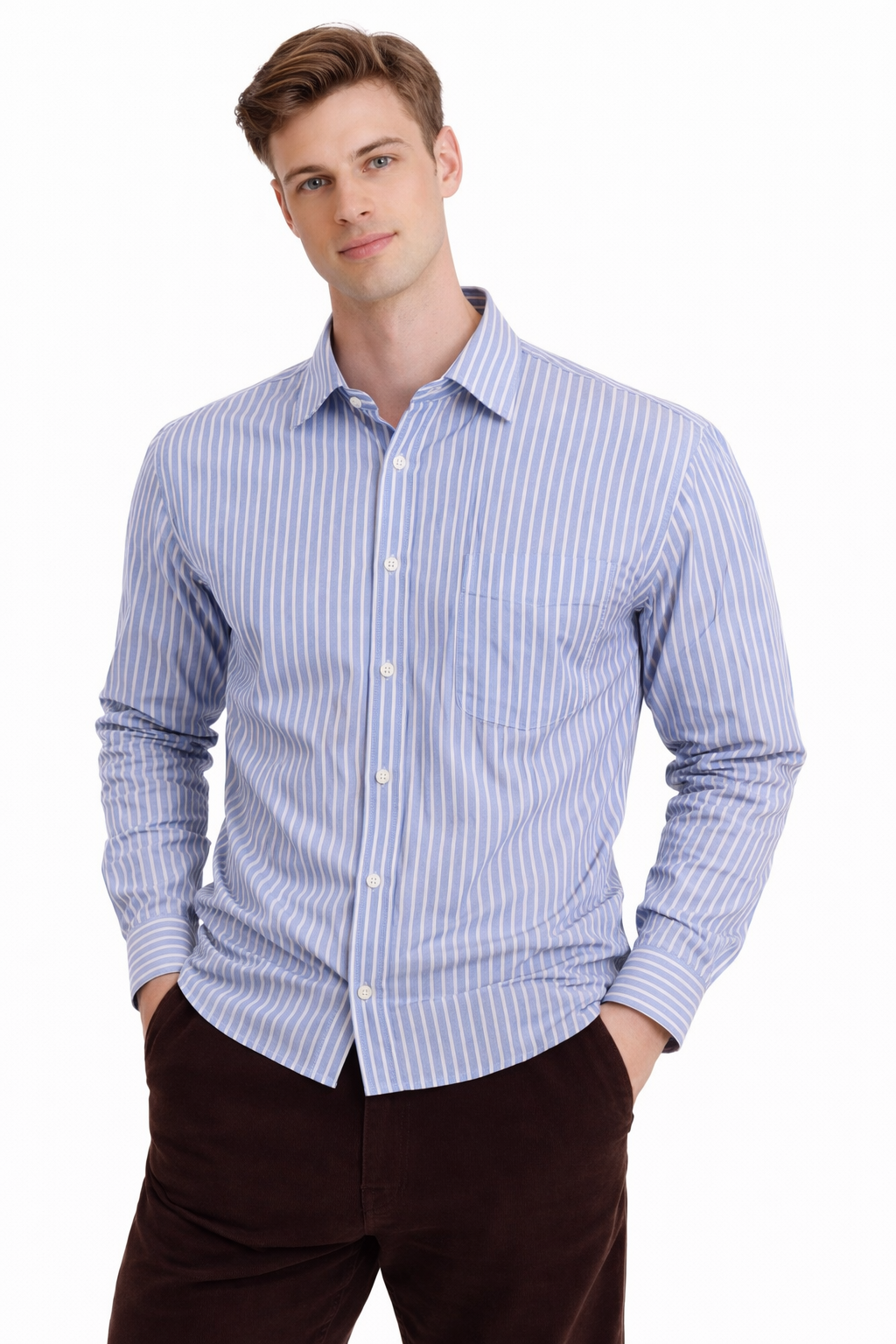 Ανδρικό Πουκάμισο Ριγέ Pattern MFG