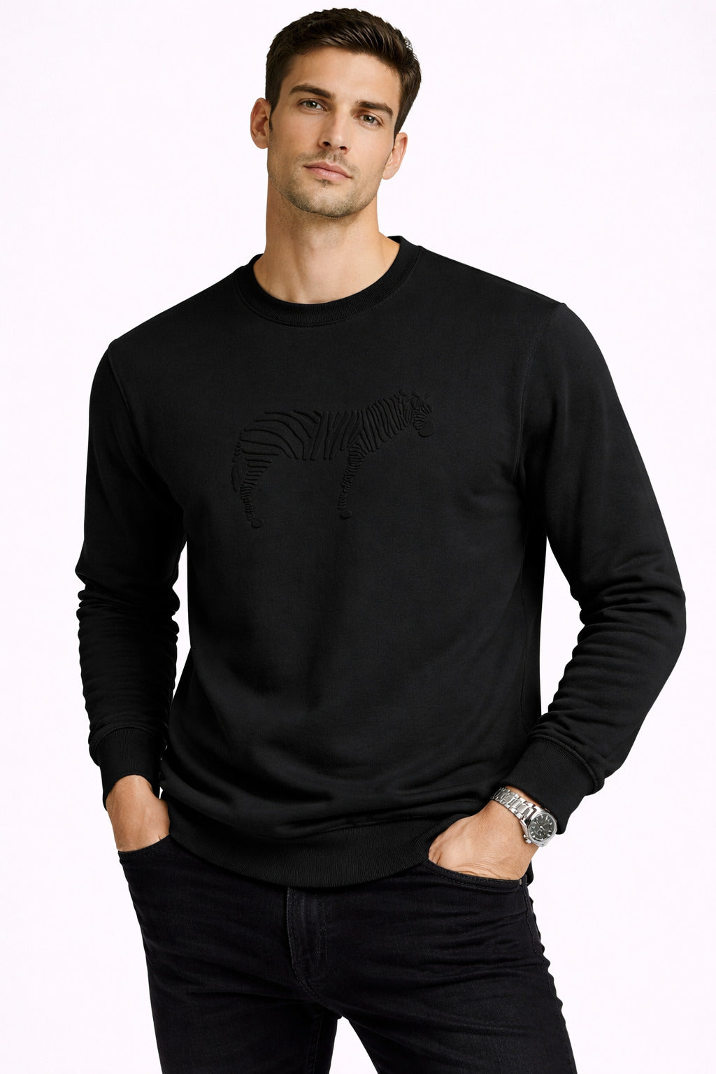 Ανδρικό Φούτερ Λαιμόκοψη Zebra MFG