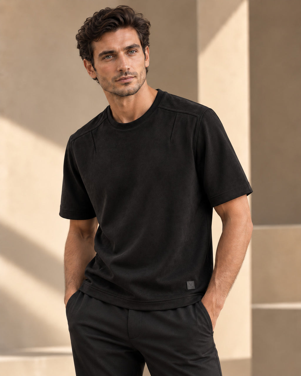 Ανδρικό T-shirt Suede Elegant MFG