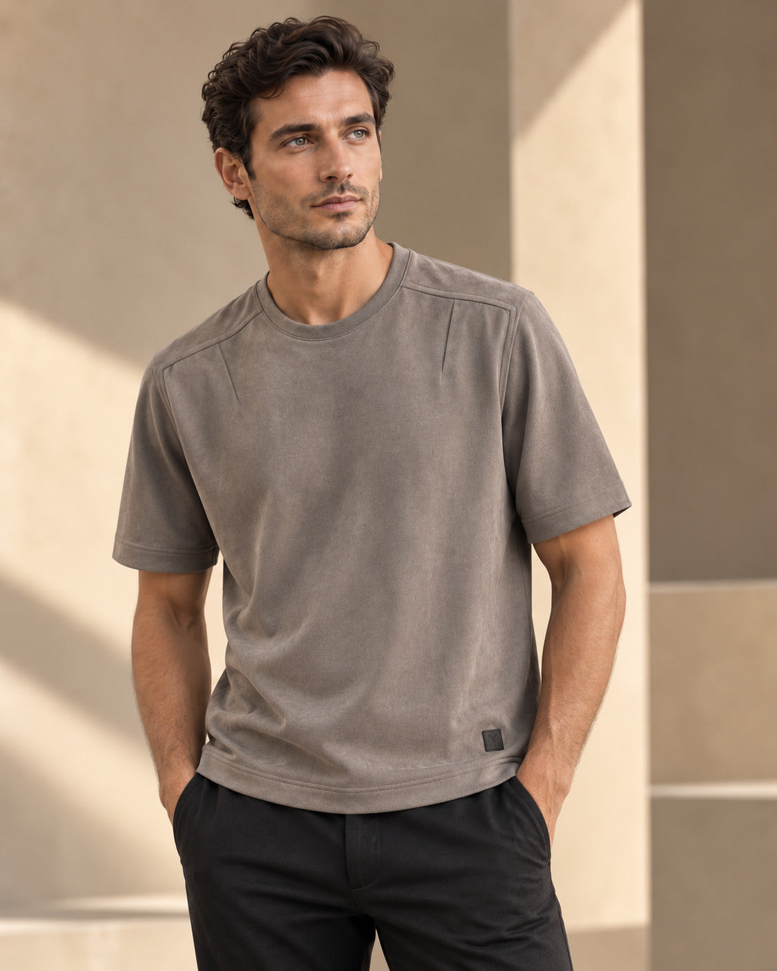 Ανδρικό T-shirt Suede Elegant MFG