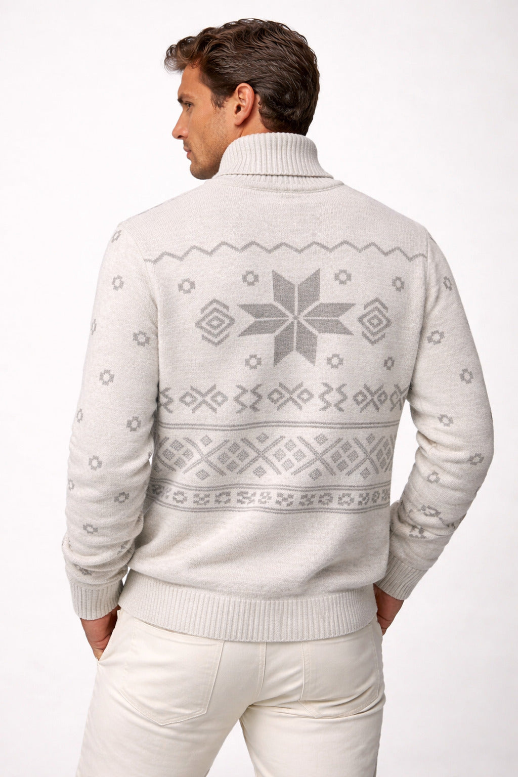 Ανδρική Πλέκτη Μπλούζα Ζιβάγκο Pattern MFG